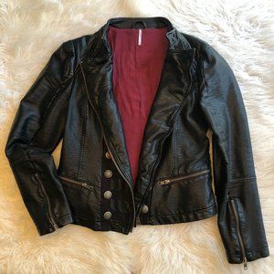 Vegan Leather Jacket by Free People.